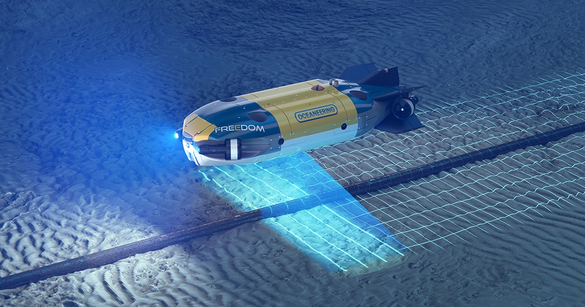 Oceaneering’s Freedom™ AUV Achieves TRL 6 for Pipeline Inspection 