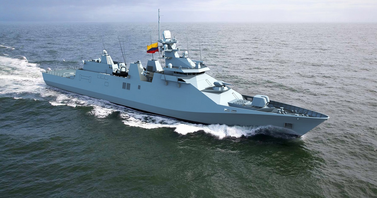 COTECMAR and Damen Sign Contract for Next Generation of Frigates for the Colombian Navy