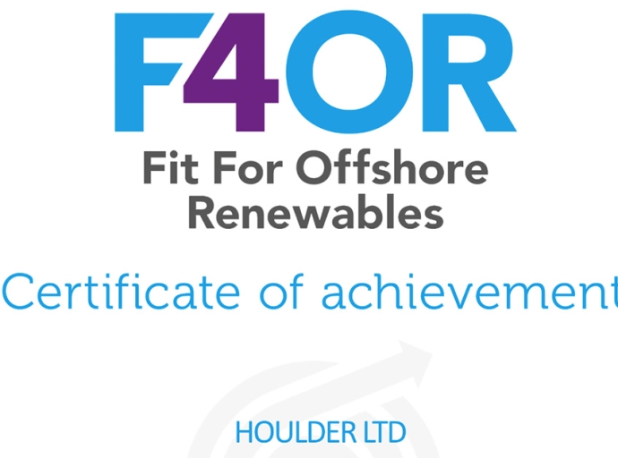 Houlder Expertise Recognized with ‘Fit 4 Offshore Renewables’ Status