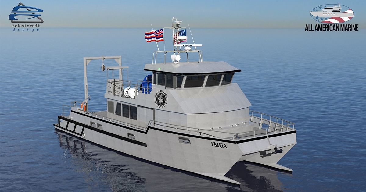 AAM to Build Innovative Research Vessel for the University of Hawai’i at Mānoa