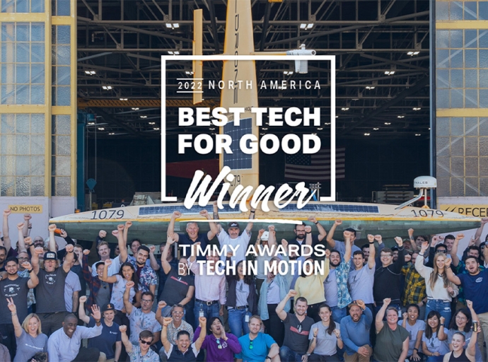 Saildrone Named “Best Tech for Good” at 2022 Timmy Awards