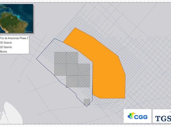 CGG and TGS Announces Foz do Amazonas Phase II 3D Multi-Client Survey Offshore Brazil