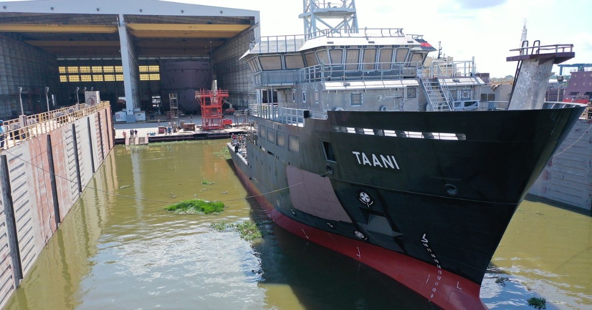 New Oceanographic Research Vessels R/V Taani Launches