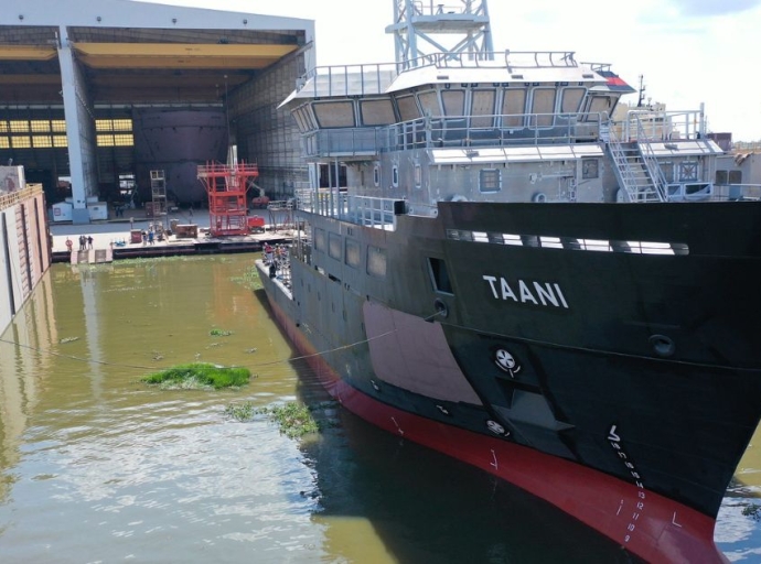 New Oceanographic Research Vessels R/V Taani Launches