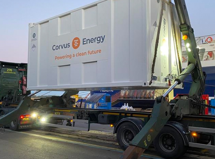 Corvus Containerized Battery Room Awarded Type Approval from DNV