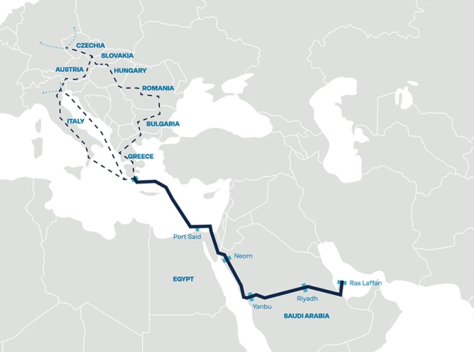 Gulf-to-Europe Hydrogen Pipeline Study