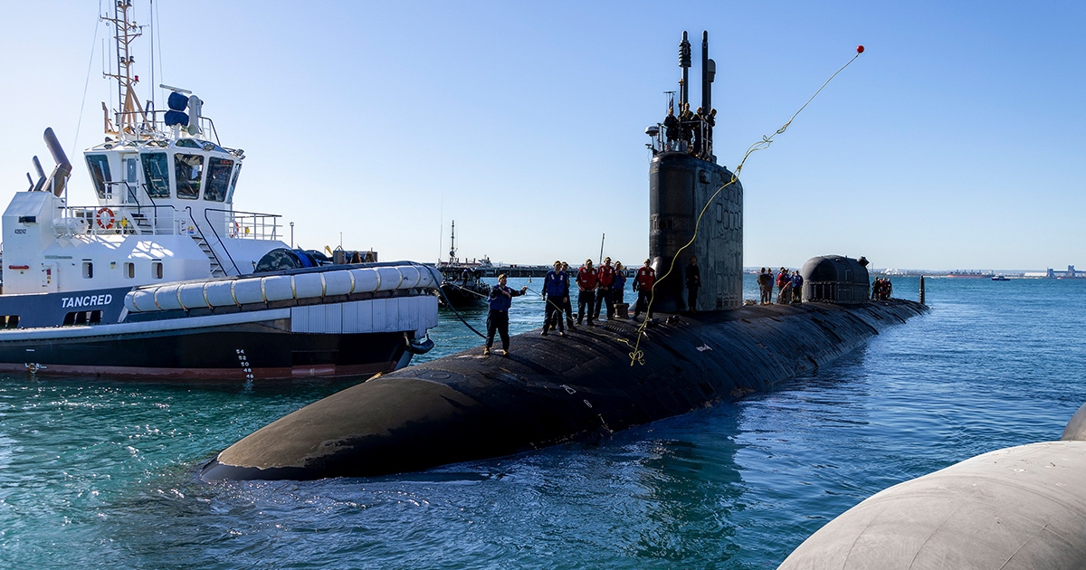 US Nuclear-Powered Submarine Visits Western Australia