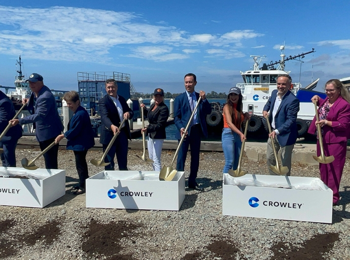 Groundbreaking for All-Electric Tugboat Charging Station at Port of San Diego