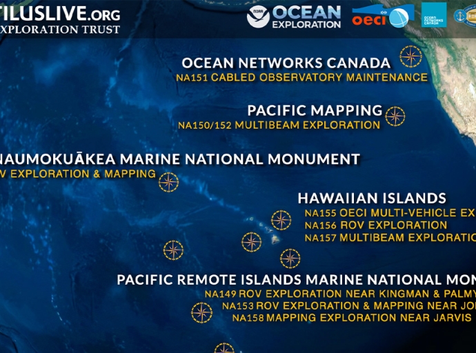Ocean Exploration Trust to Explore Unseen Deep-Sea Habitats in Hawaii