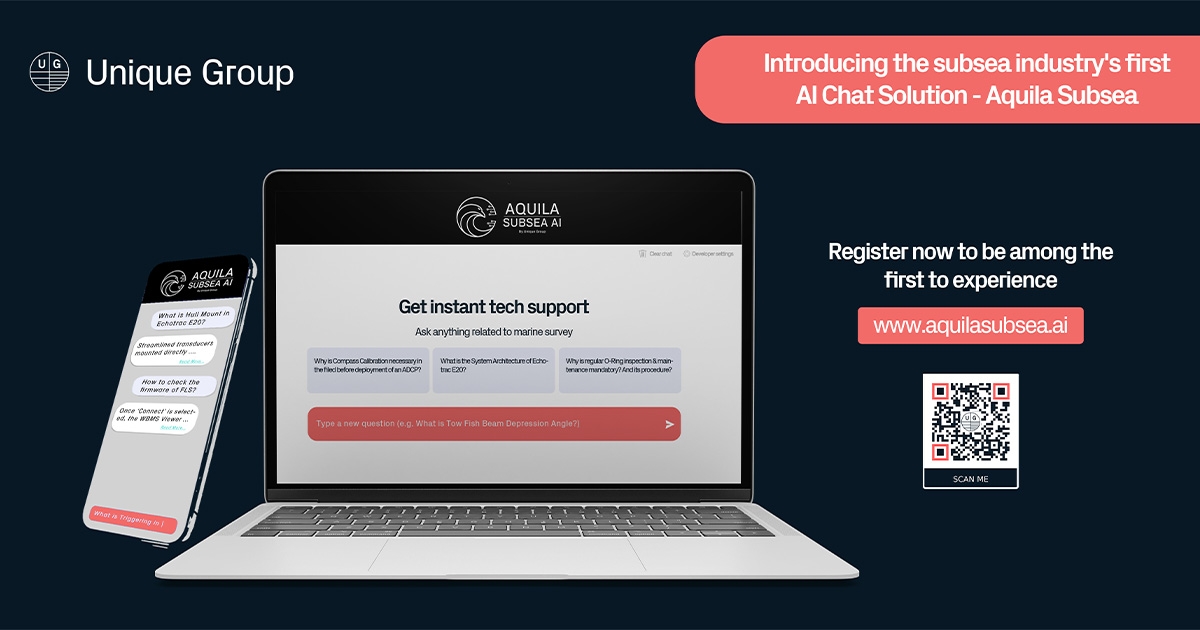 Unique Group Unveils the Subsea Industry's First Generative AI Chat Solution
