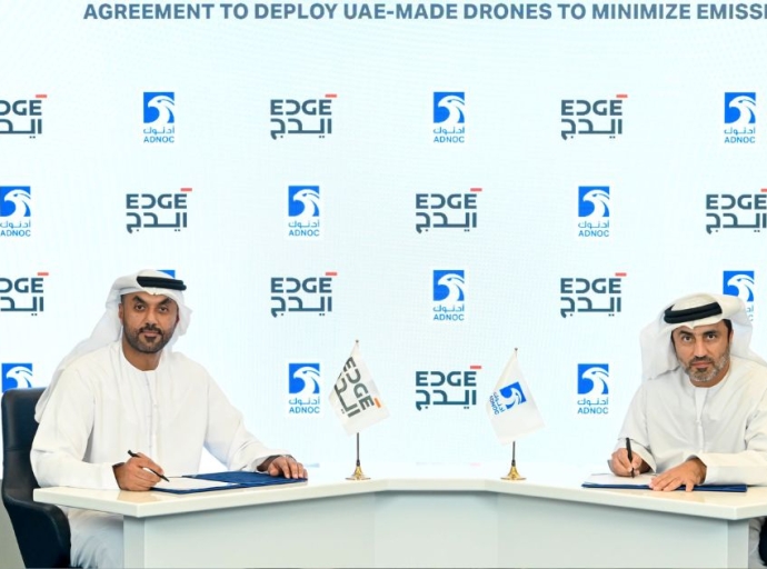 ADNOC Partners with EDGE to Use UAE-Made Drones to Minimize Emissions