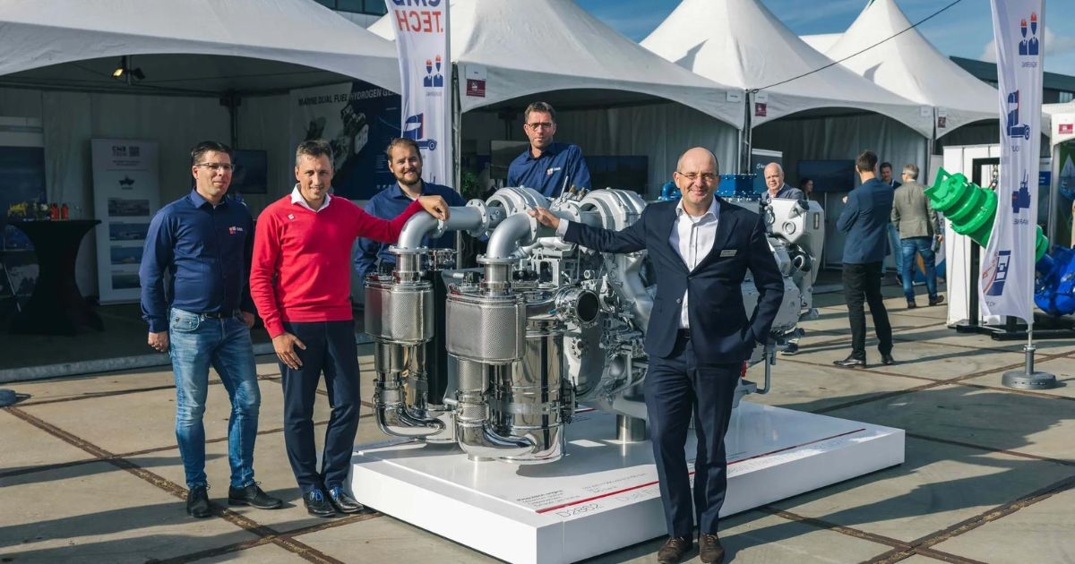 CMB.TECH and DBR Build First Marine Dual Fuel Hydrogen Gensets