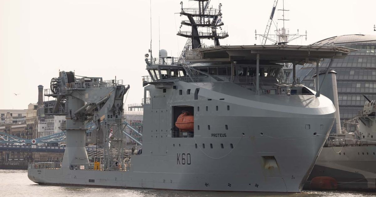 UK Protection Enhanced as Underwater Surveillance Ship Enters Service