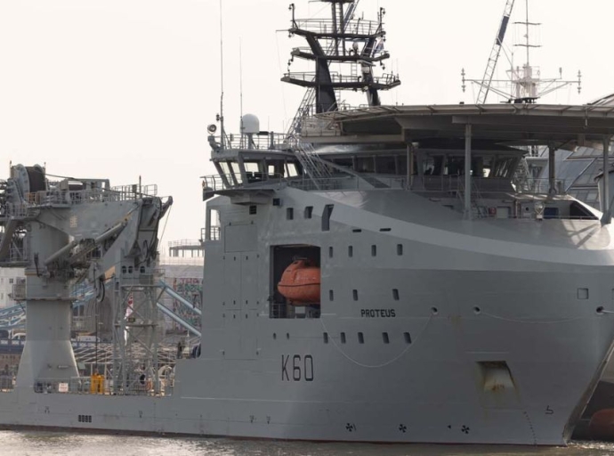 UK Protection Enhanced as Underwater Surveillance Ship Enters Service