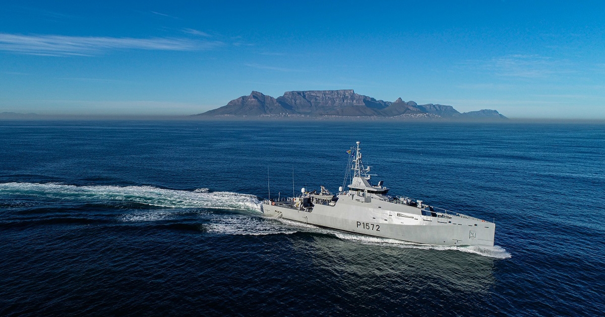 South African Navy Naming Ceremony of 2nd Multi Mission Inshore Patrol Vessel