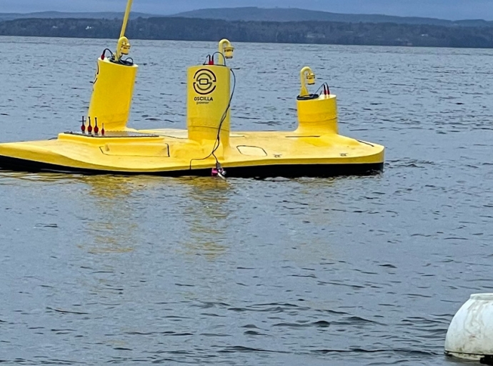 Oscilla Power Successfully Launches Demonstration Scale Triton Wave Energy Converter on Maine Coast