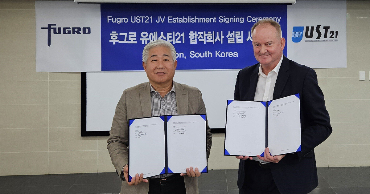 Fugro UST21 JV Opens Office in South Korea in Support of Growing Offshore Renewables Sector
