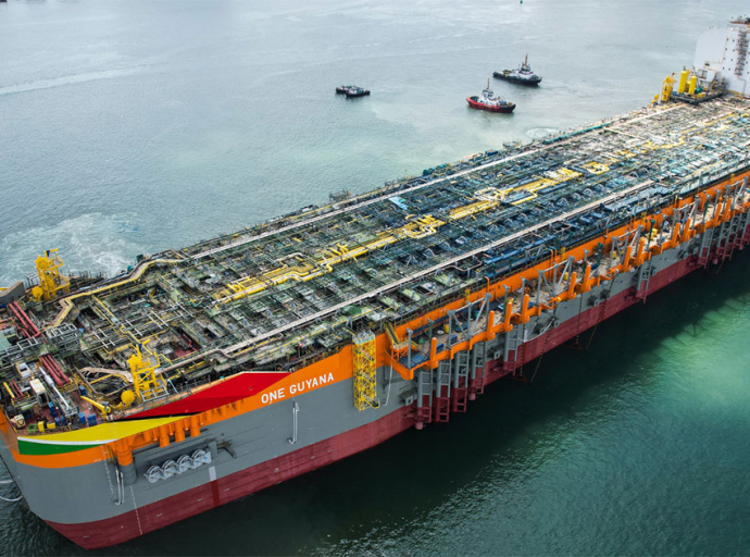 FPSO ONE GUYANA Built for ExxonMobil Oil Project Successfully Leaves Drydock