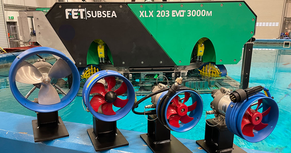 FET to Collaborate with SAFEEN Survey & Subsea Services for ROV Electric Thrusters