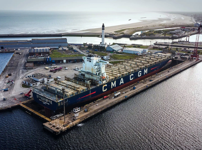 Damen Shipyards and CMA CGM to Increase Container Ship Efficiency