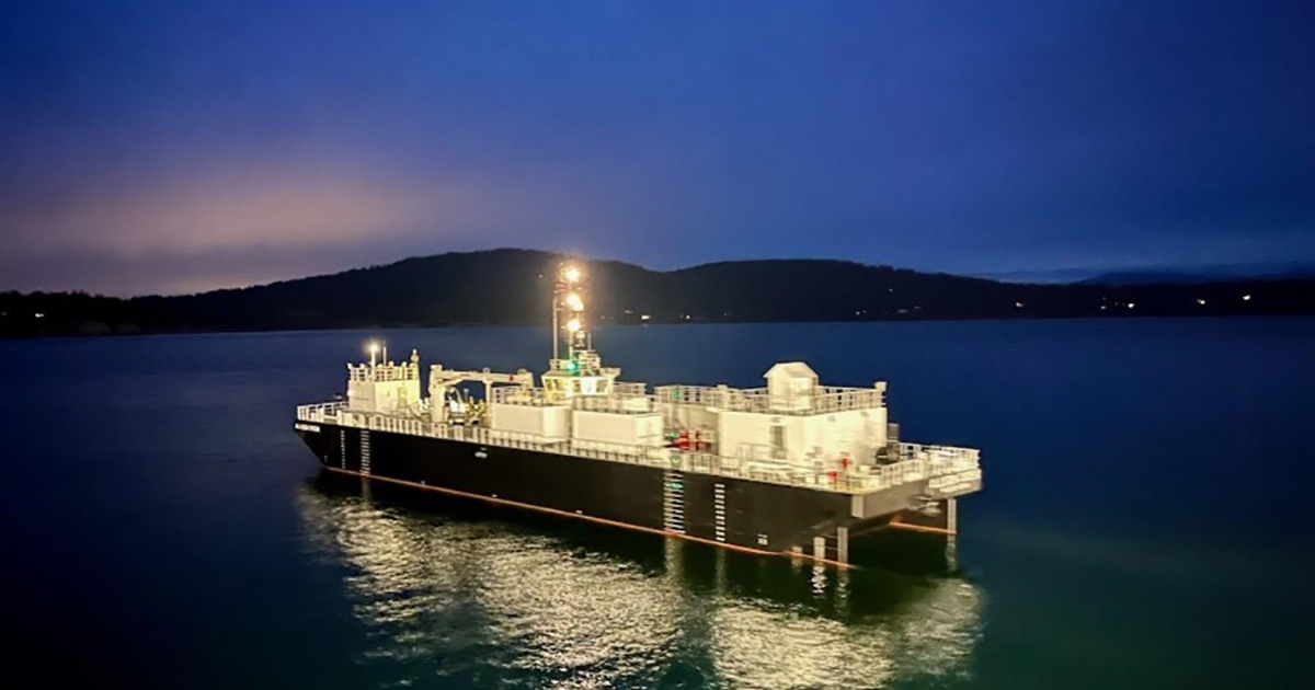 EBDG Designed Spill Response Barge Delivered to Operator