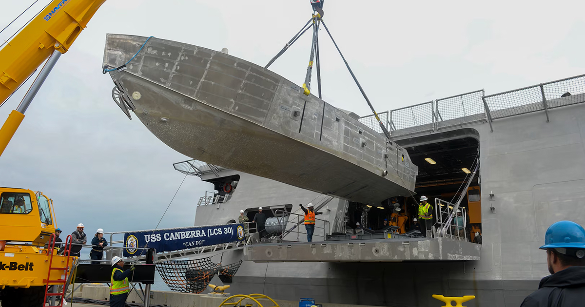 US Navy Announces First Mine Countermeasures Mission Package Embarked on USS Canberra