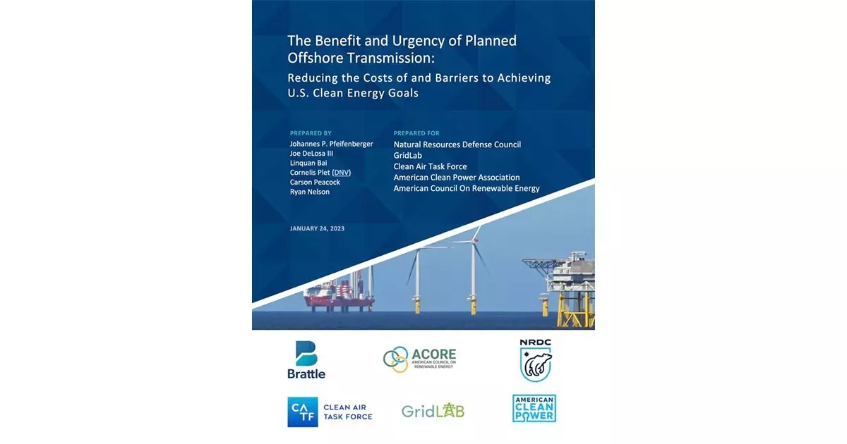 New Report: The Benefit and Urgency of Planned Offshore Transmission