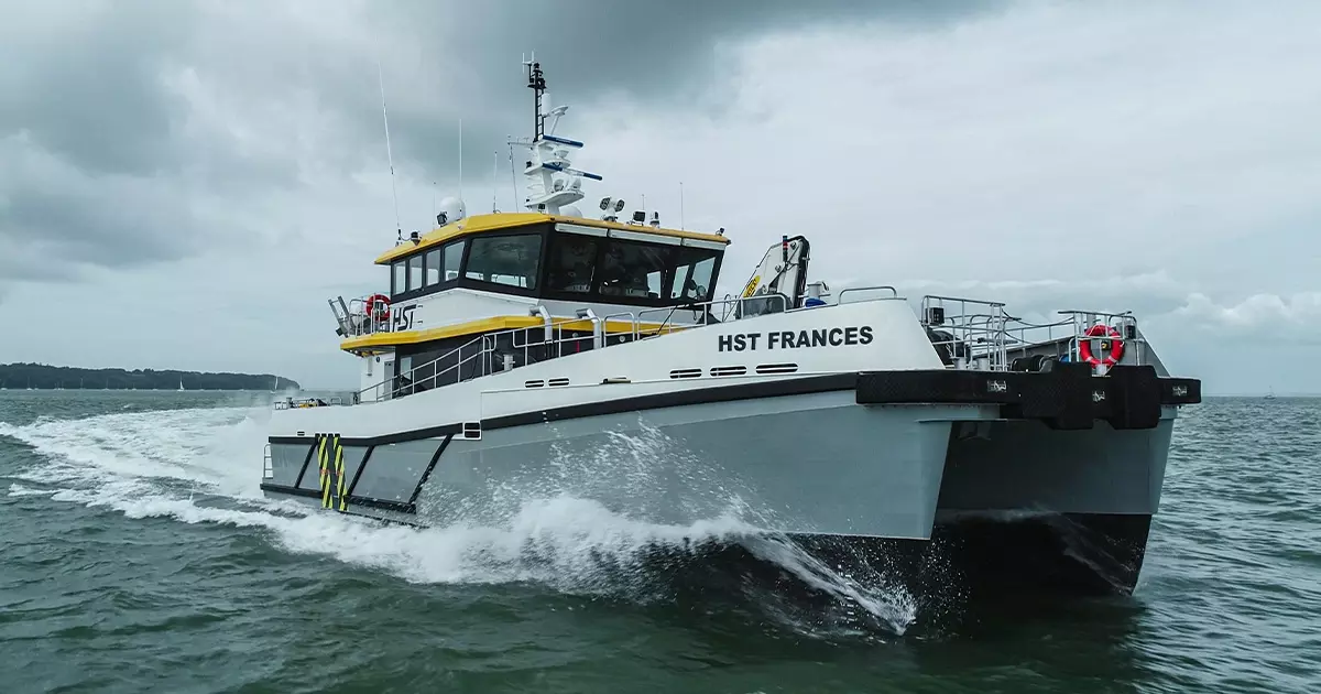 HST Marine Takes Delivery of Second UK-Built Hybrid-Electric CTV