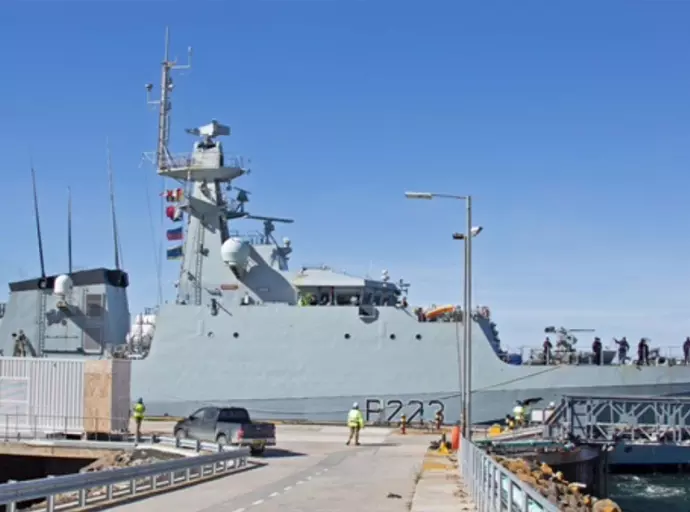 Royal Navy’s Ship HMS Medway Knuckles Down to South Atlantic Mission
