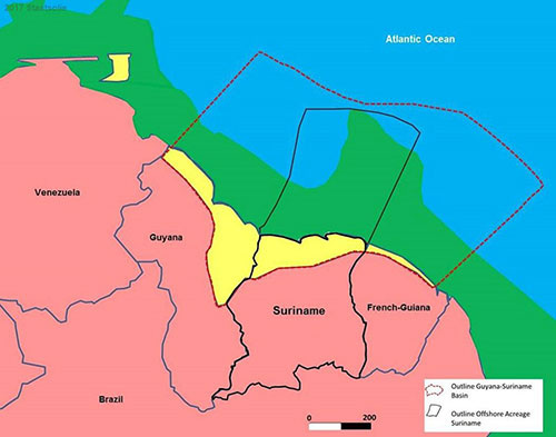 geology of the guiana basin
