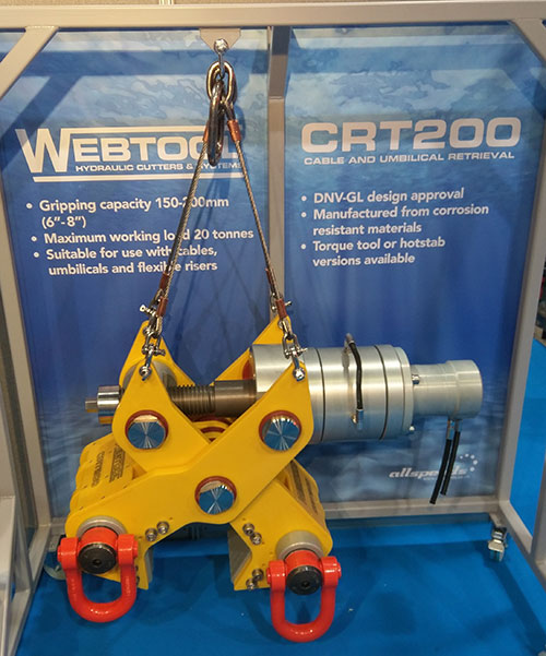 Webtool cable gripper on stand hi res