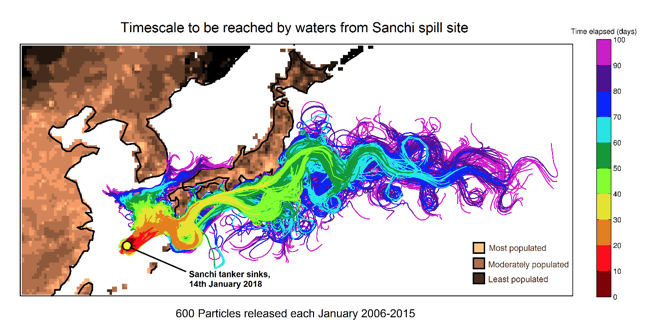 Sanchi oil spill modelling fig 3