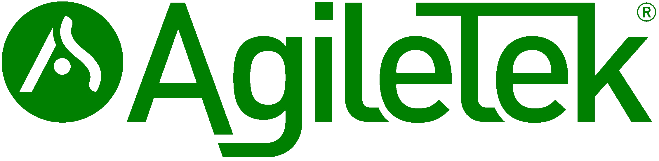 AgileTek Green large transparent