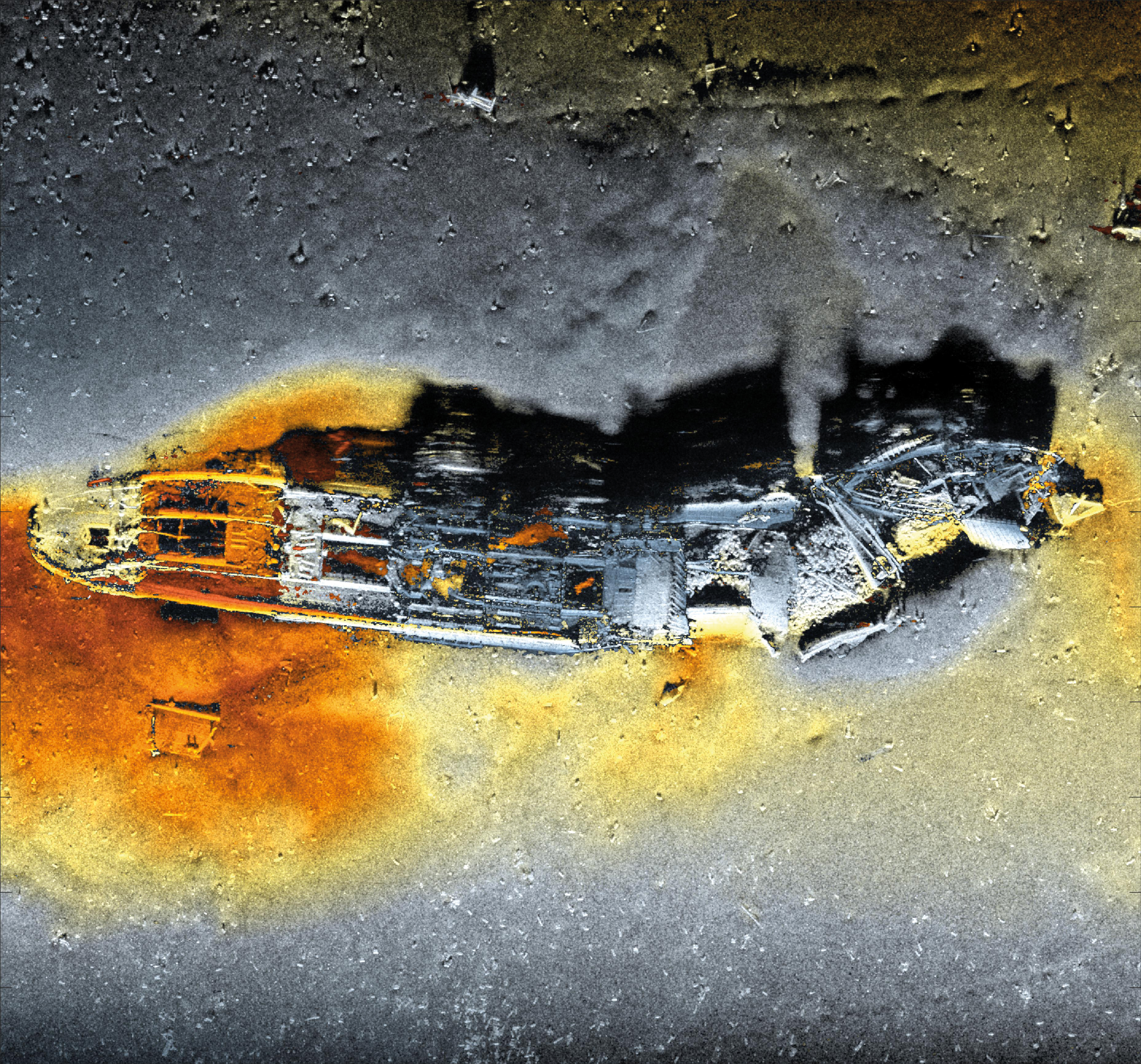 2 KM HISAS 1032 Shipwreck from the Skagerrak chemical munitions dumpsite J