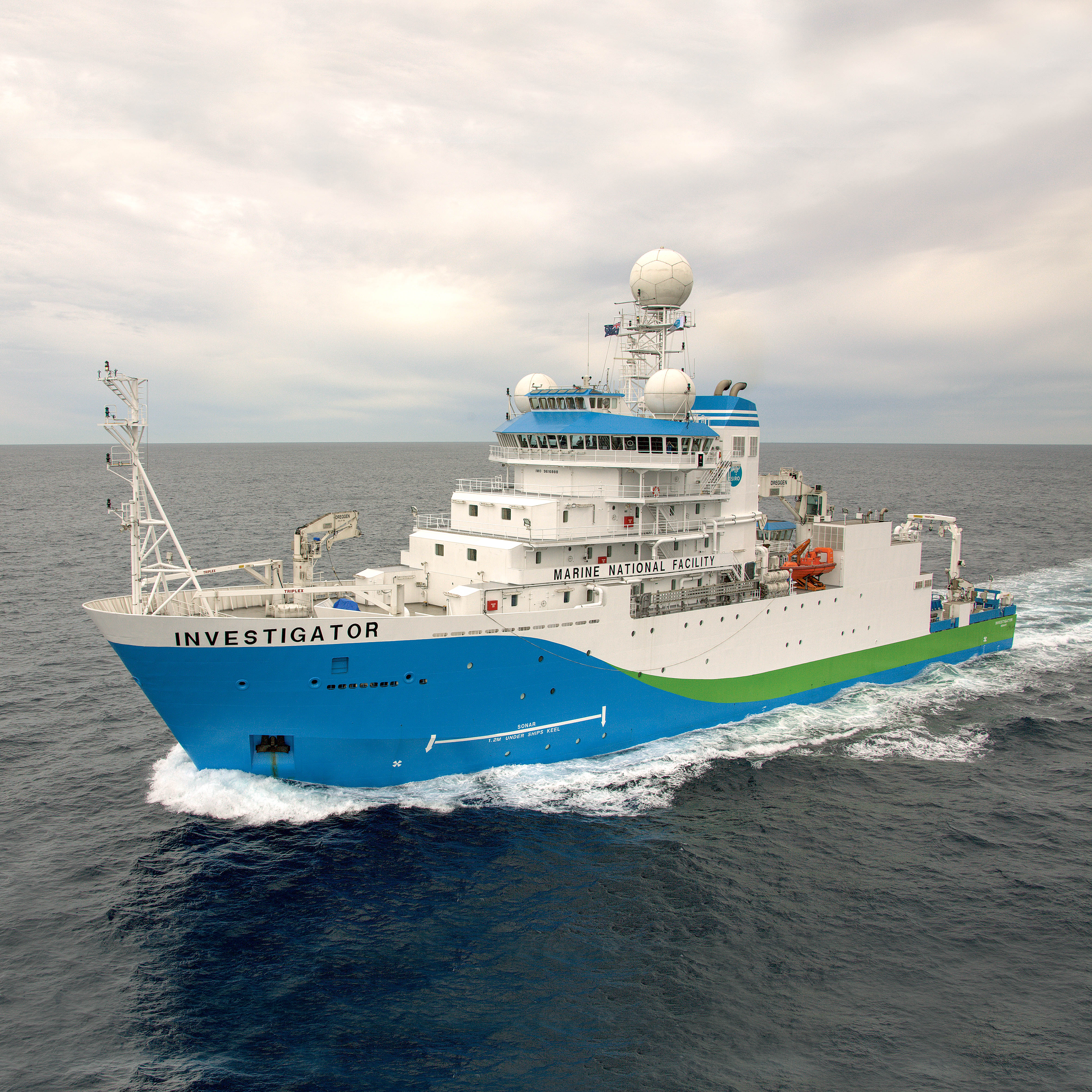 2 RV Investigator research vessel at sea courtesy of CSIRO