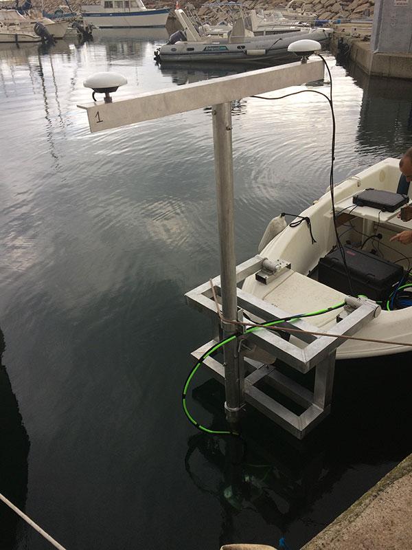 New3 Installation of portable MBES Hydrographic System on harbour maintenance vessel