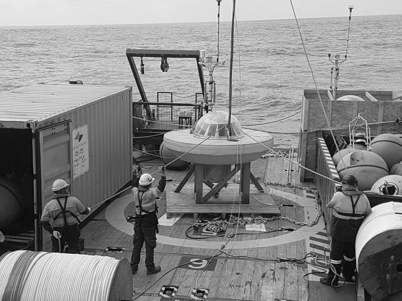 4 Wave buoy prepared for deployment
