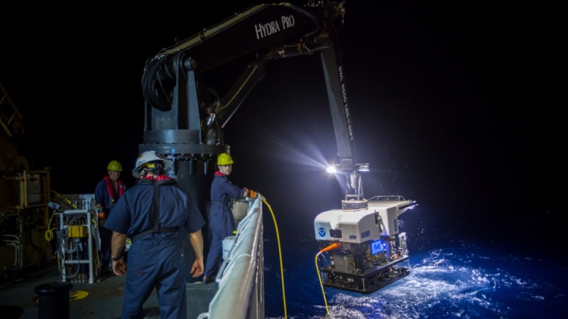 2 Crew members aboard NOAA Ship Okeanos Explorer homepage 1