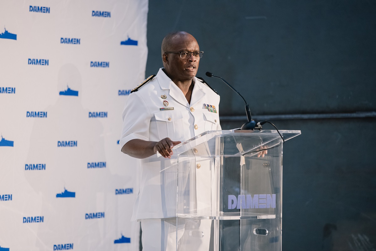 2 Keel laying for third South African Navy Vessel MMIPV 2