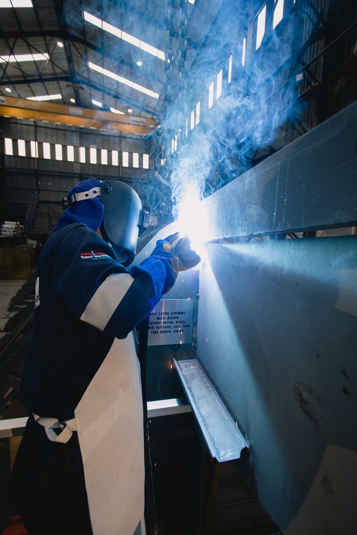 3 Keel laying for third South African Navy Vessel MMIPV 4