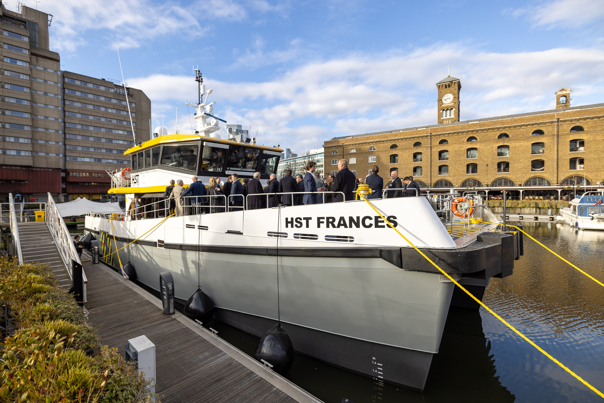 2 HST Frances docked at St Katharine Docks London
