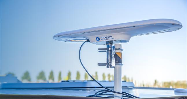 The GNSS Compass is a plug-and-play GNSS/INS navigation and heading solution. It is commonly used in both marine and autonomous agriculture applications.